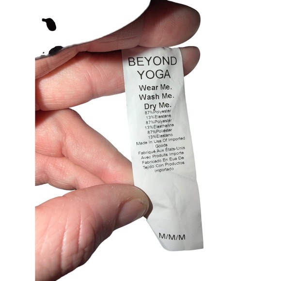 Beyond Yoga Spacedye Keep Pace Biker Shorts Darkest Night Black SD5111 Mens M - Picture 8 of 8